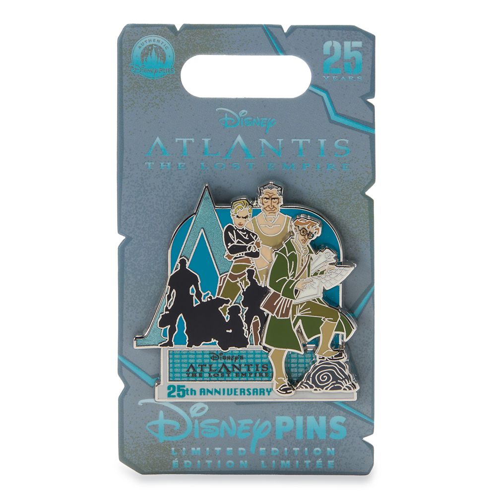 Milo and Cast Pin &ndash; Atlantis: The Lost Empire 25th Anniversary &ndash; Limited Edition