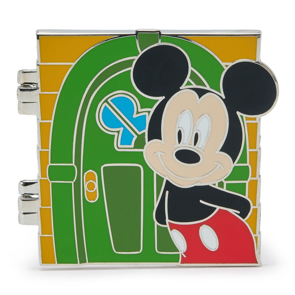 Mickey Mouse and Pluto Hinged Pin &ndash; Disney Enchanted Doors &ndash; Limited Edition