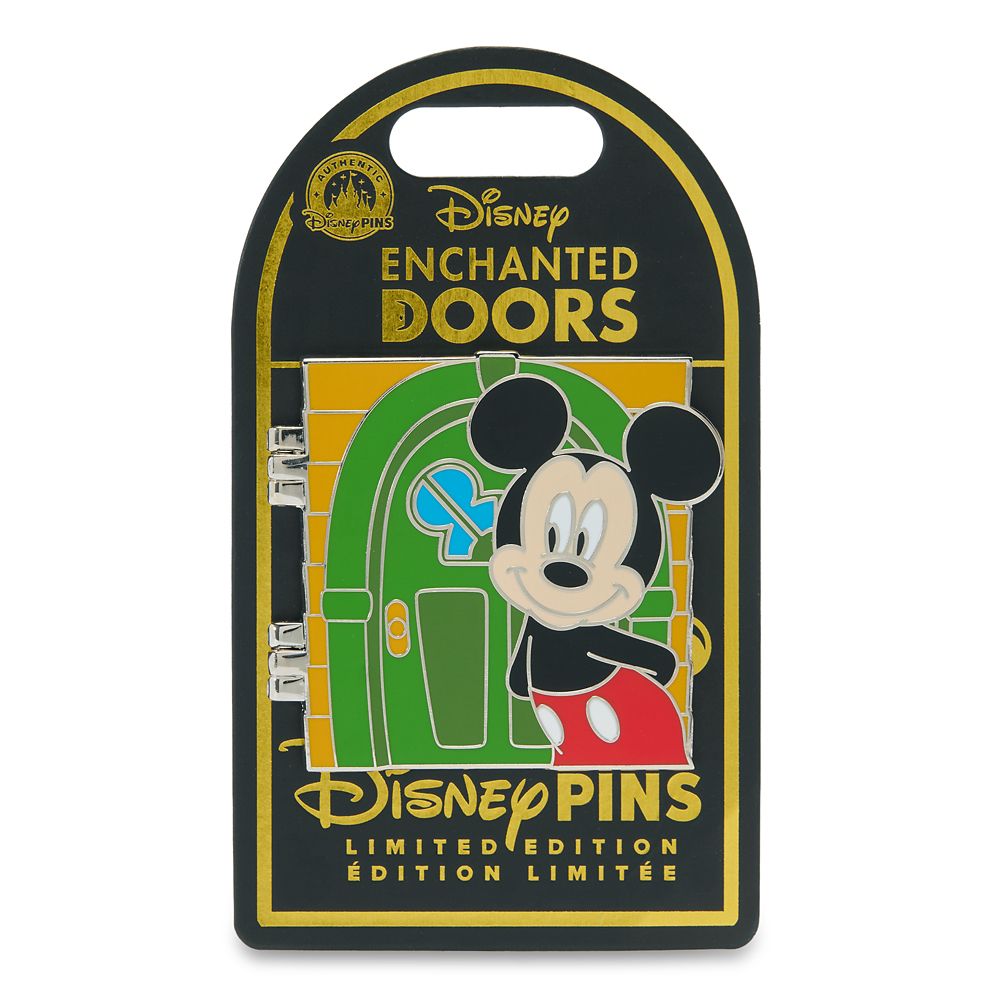 Mickey Mouse and Pluto Hinged Pin &ndash; Disney Enchanted Doors &ndash; Limited Edition