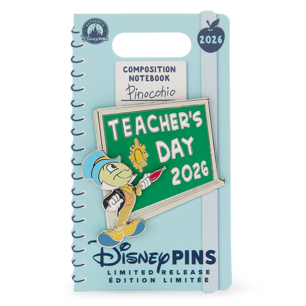 Jiminy Cricket Teacher's Day 2026 Pin &ndash; Pinocchio &ndash; Limited Release