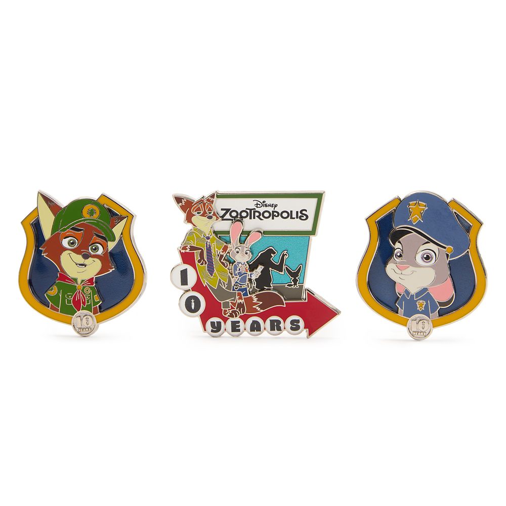 Zootopia 10th Anniversary Pin Set &ndash; Limited Edition