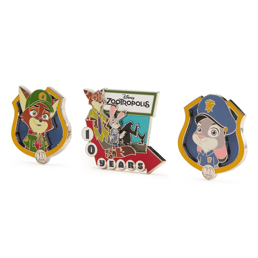 Zootopia 10th Anniversary Pin Set &ndash; Limited Edition
