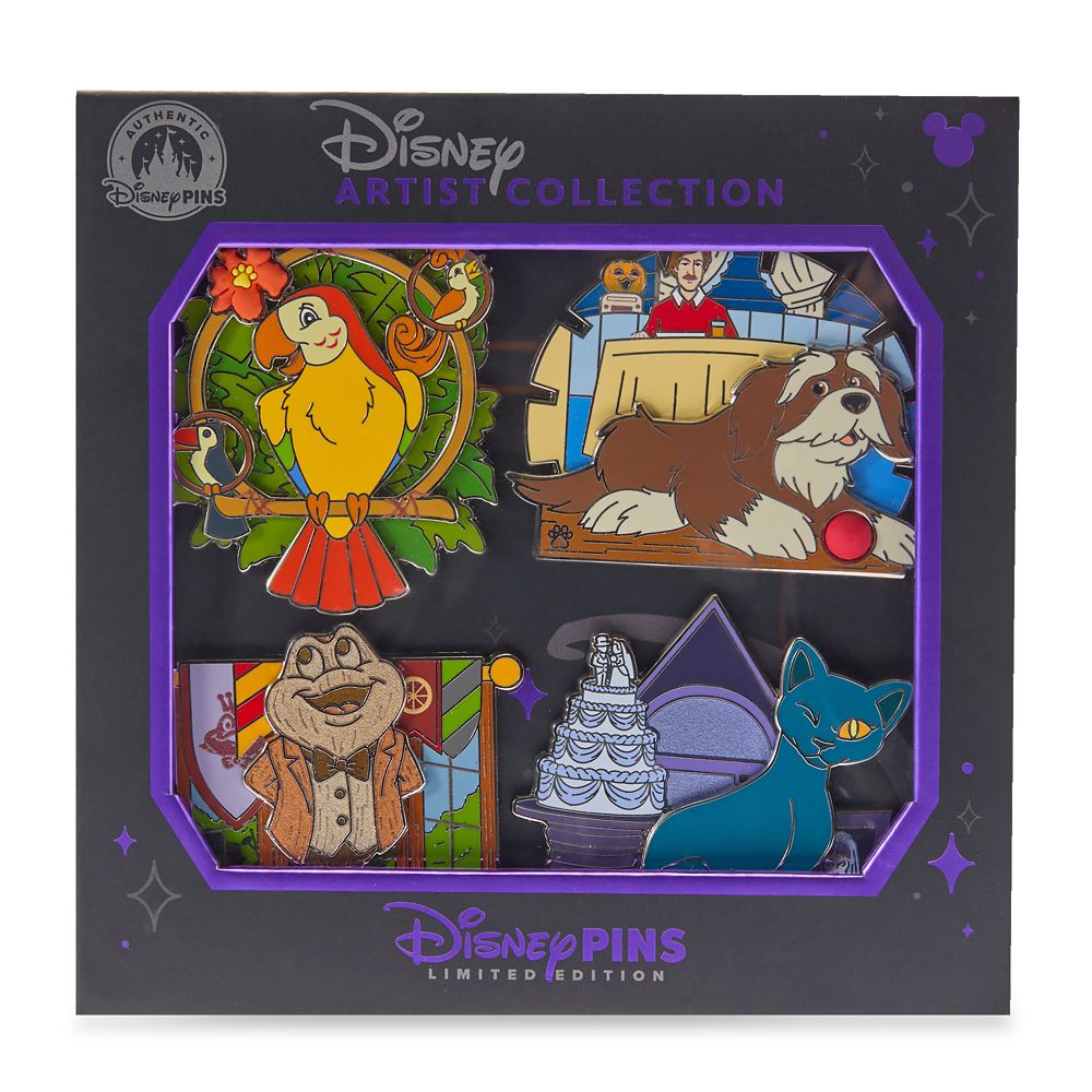 Disney Artist Collection Pin Set by Maria Stuckey and Kate Dykstra &ndash; Limited Edition