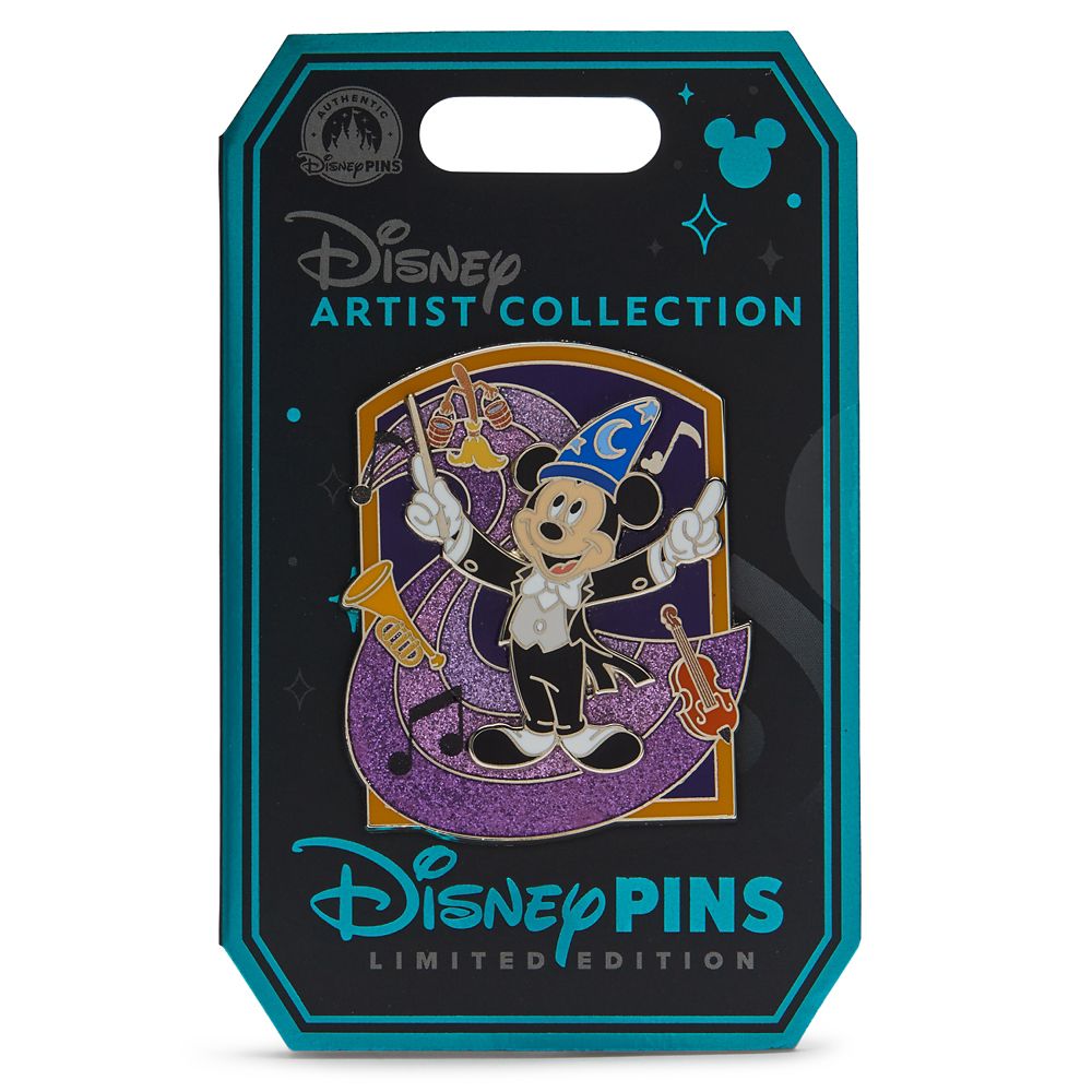 Sorcerer Mickey Mouse Pin &ndash; Mickey's PhilharMagic &ndash; Disney Artist Collection by Robert Schilling and Jason Peltz &ndash; Limited Edition