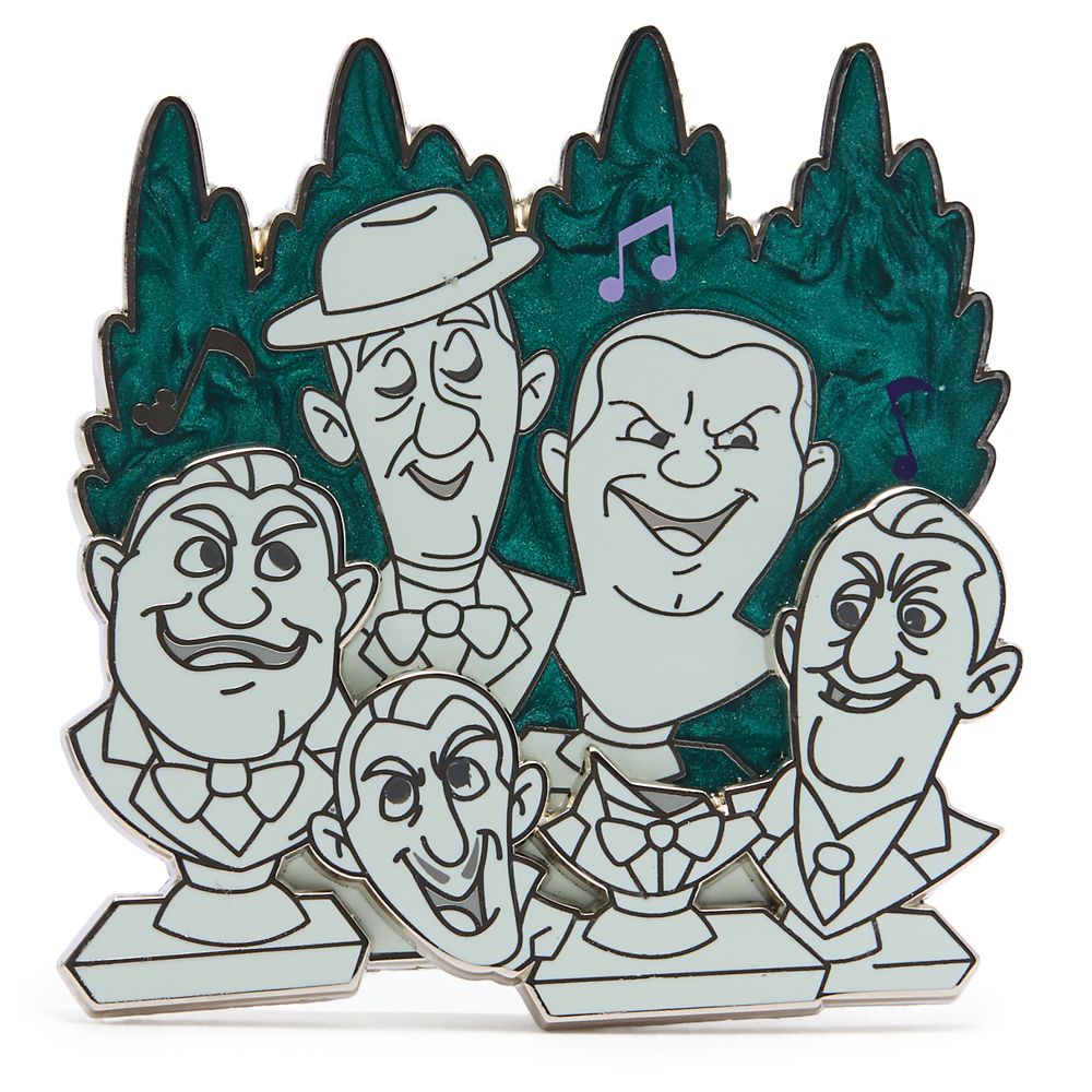 Singing Busts Pin &ndash; The Haunted Mansion &ndash; Disney Artist Collection by Robert Schilling and Jason Peltz &ndash; Limited Edition