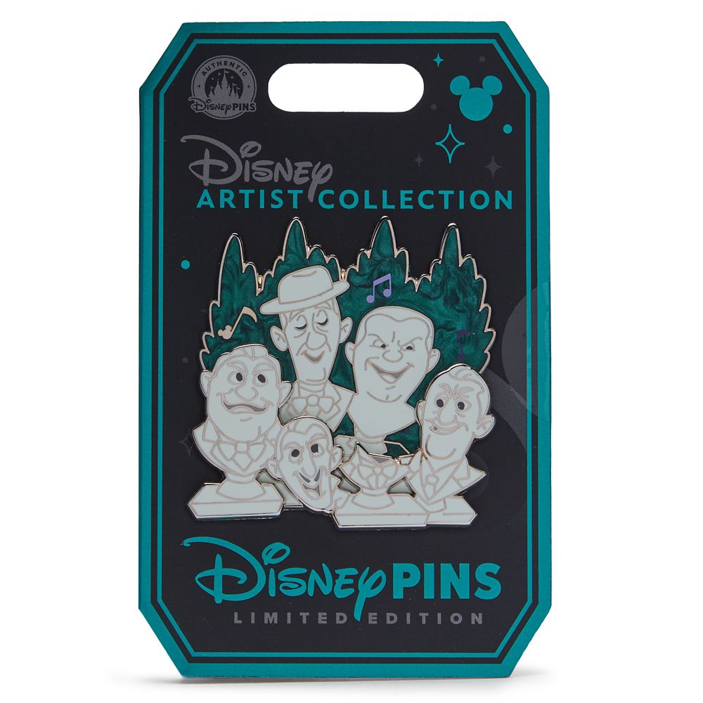 Singing Busts Pin &ndash; The Haunted Mansion &ndash; Disney Artist Collection by Robert Schilling and Jason Peltz &ndash; Limited Edition