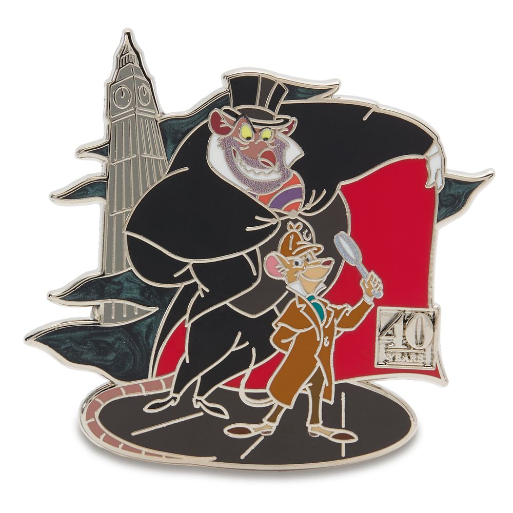 The Great Mouse Detective 40th Anniversary Pin &ndash; Limited Edition