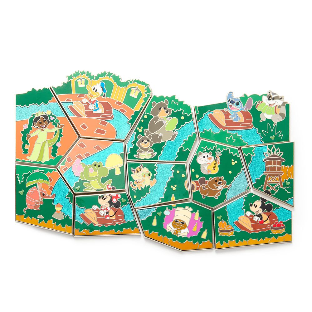 Tiana's Bayou Adventure Mystery Pin Blind Pack &ndash; Disney Attraction Map Puzzles Series &ndash; 1-Pc. &ndash; Limited Edition