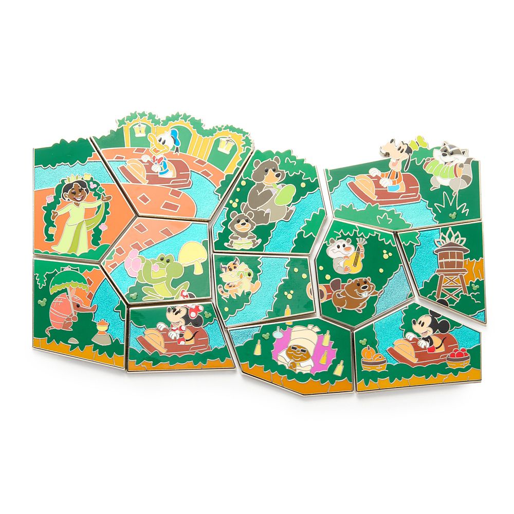 Tiana's Bayou Adventure Mystery Pin Blind Pack &ndash; Disney Attraction Map Puzzles Series &ndash; 1-Pc. &ndash; Limited Edition