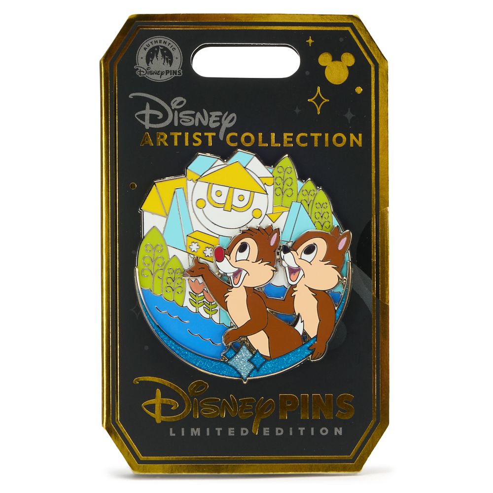Chip 'n Dale at ''it's a small world'' Pin &ndash; Disney Artist Collection by Jes Willis and Pati Pereira &ndash; Limited Edition