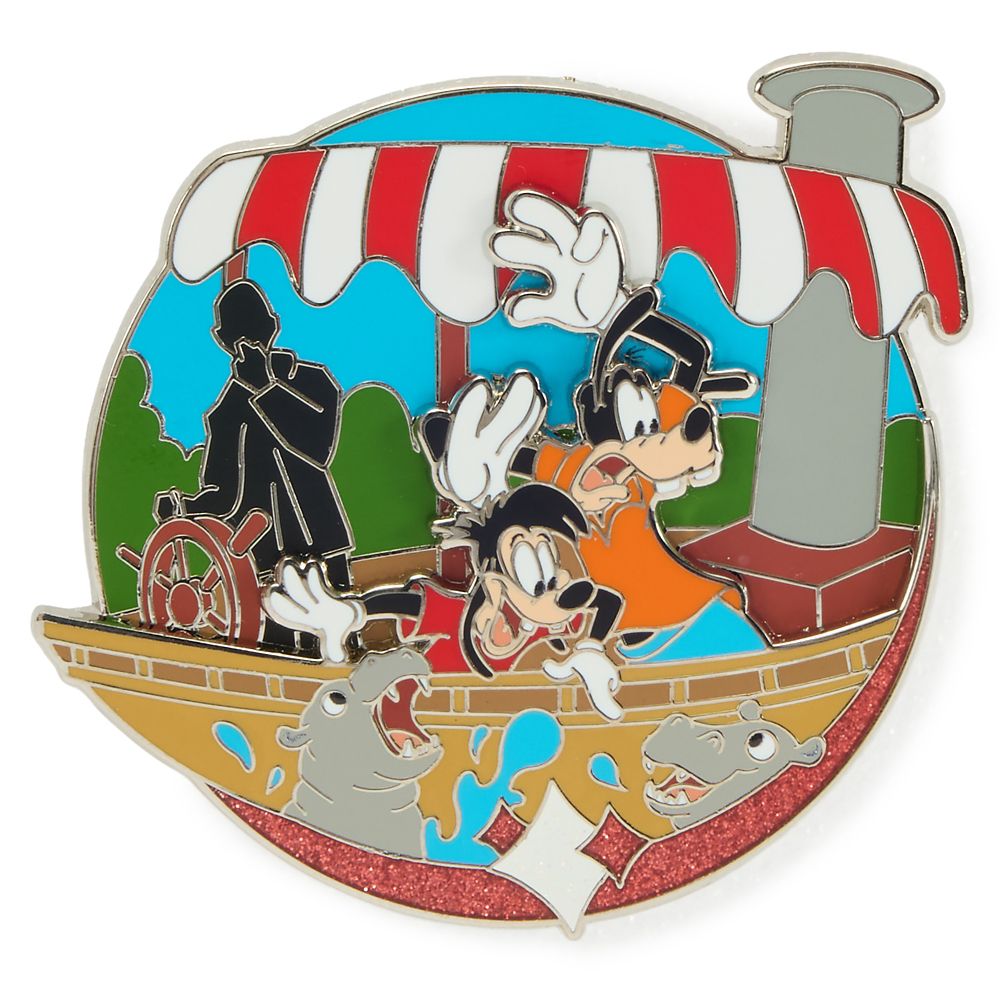 Goofy and Max on Jungle Cruise Pin &ndash; Disney Artist Collection by Jes Willis and Pati Pereira &ndash; Limited Edition