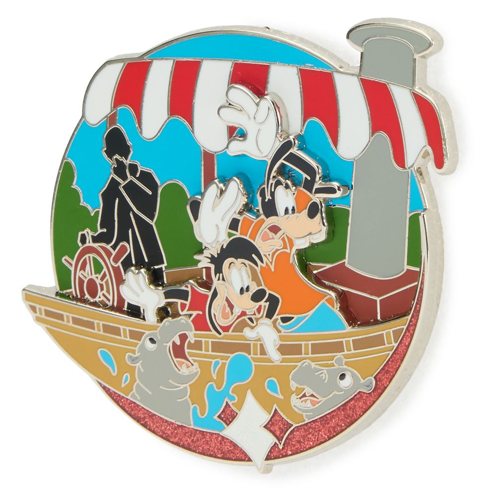 Goofy and Max on Jungle Cruise Pin &ndash; Disney Artist Collection by Jes Willis and Pati Pereira &ndash; Limited Edition