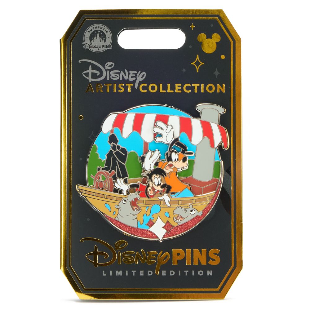 Goofy and Max on Jungle Cruise Pin &ndash; Disney Artist Collection by Jes Willis and Pati Pereira &ndash; Limited Edition