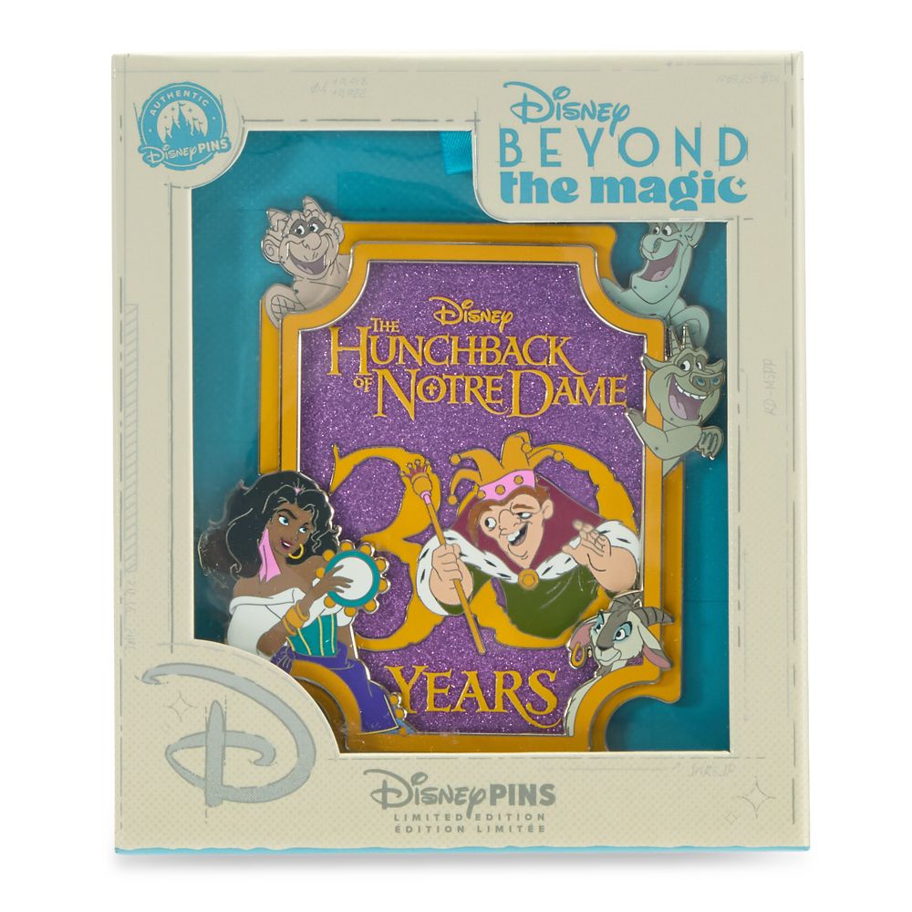 The Hunchback of Notre Dame 30th Anniversary Mini Jumbo Pin &ndash; Disney Beyond the Magic &ndash; Limited Edition &ndash; D23: The Ultimate Disney Fan Event