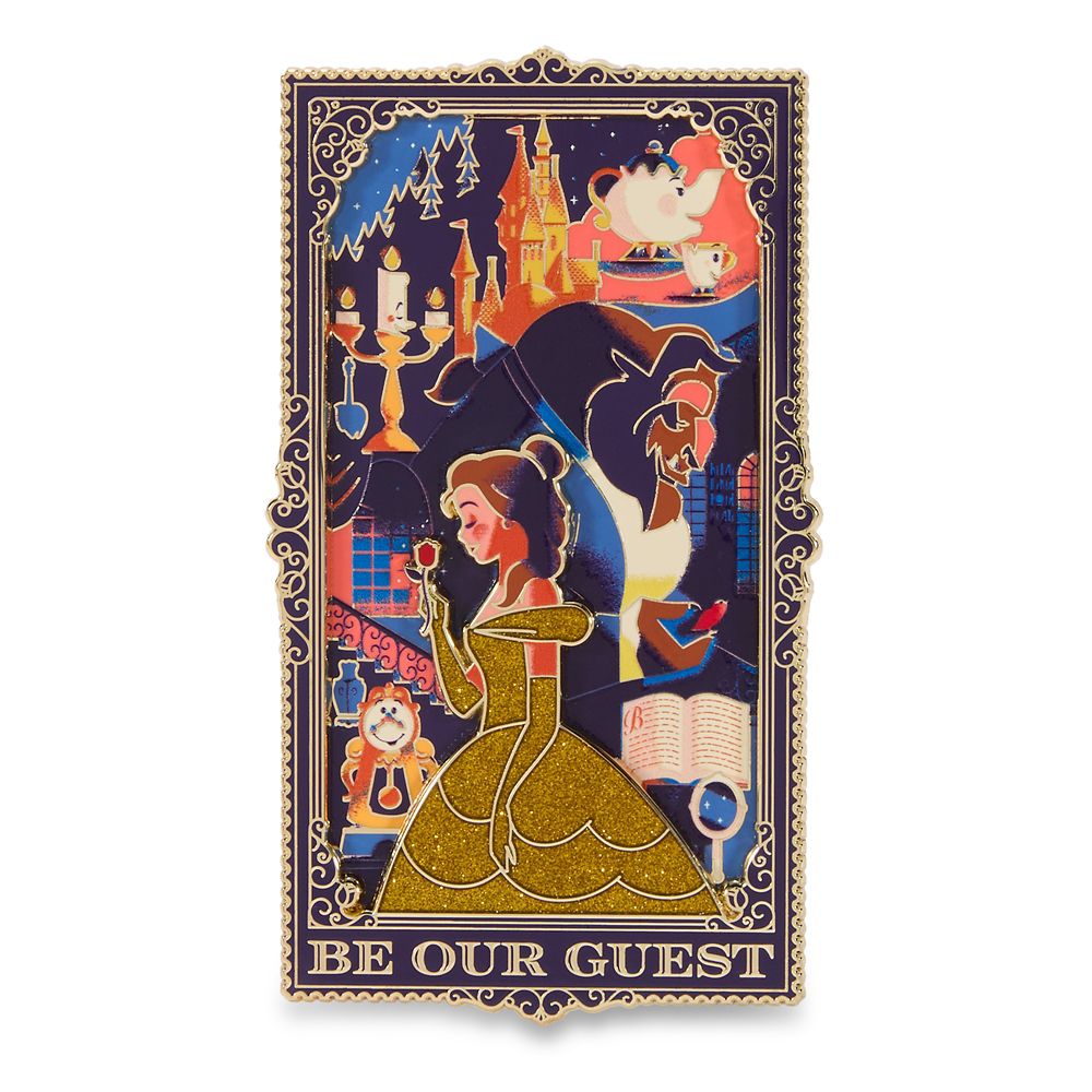 Beauty and the Beast 35th Anniversary Mini Jumbo Pin &ndash; Disney Beyond the Magic &ndash; Limited Edition &ndash; D23: The Ultimate Disney Fan Event