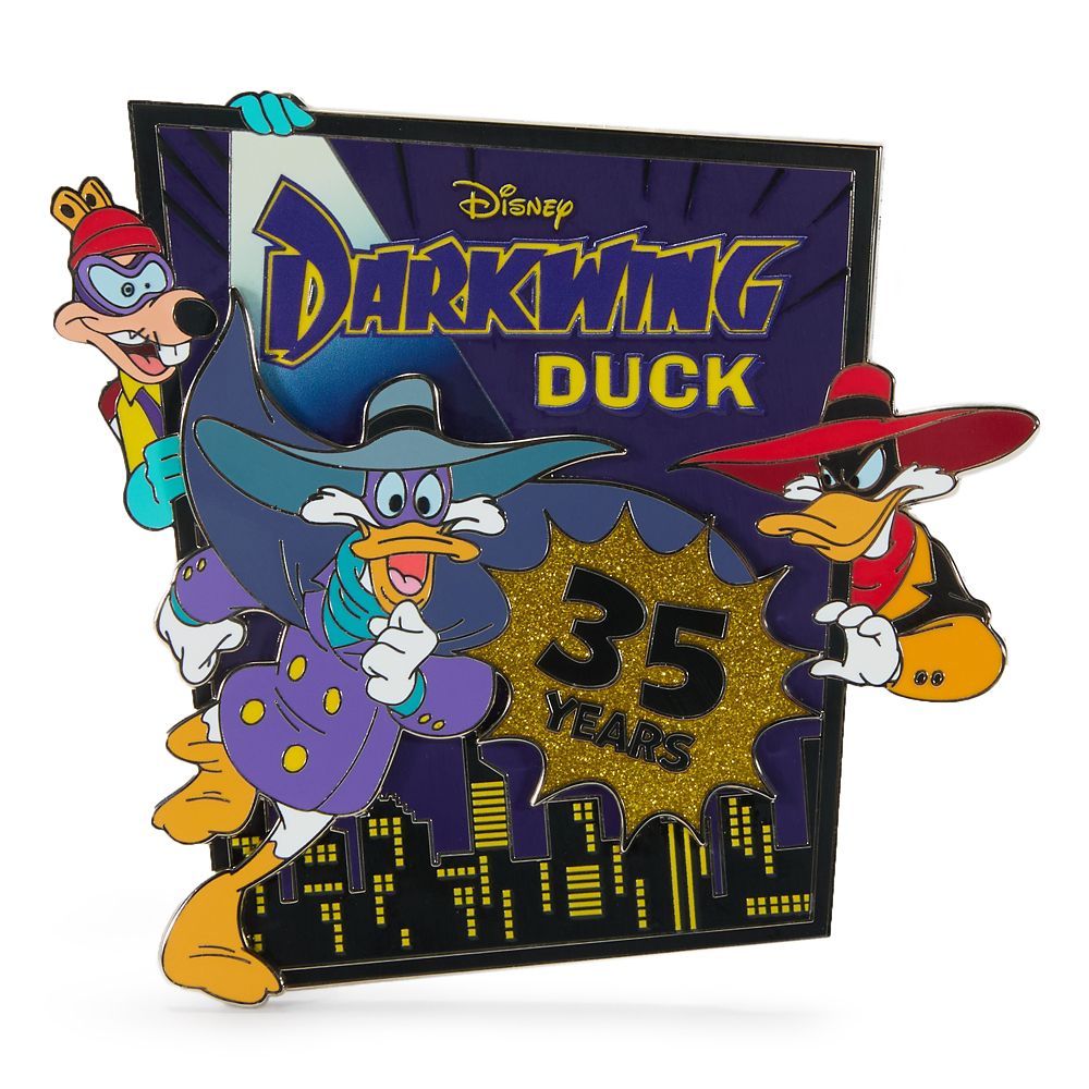 Darkwing Duck 35th Anniversary Mini Jumbo Pin &ndash; Disney Beyond the Magic &ndash; Limited Edition &ndash; D23: The Ultimate Disney Fan Event