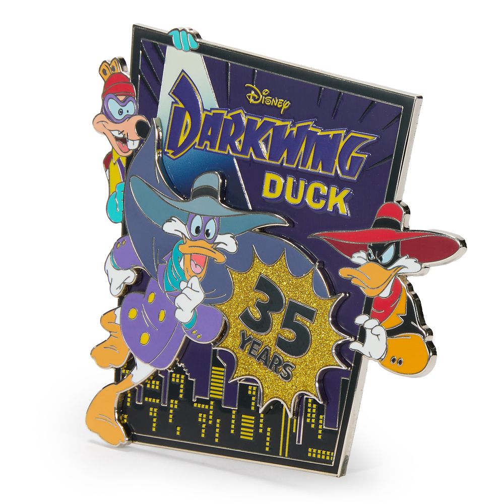 Darkwing Duck 35th Anniversary Mini Jumbo Pin &ndash; Disney Beyond the Magic &ndash; Limited Edition &ndash; D23: The Ultimate Disney Fan Event