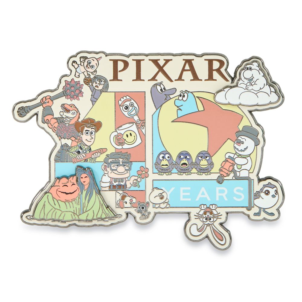 Pixar 40th Anniversary Mini Jumbo Pin &ndash; Disney Beyond the Magic &ndash; Limited Edition &ndash; D23: The Ultimate Disney Fan Event