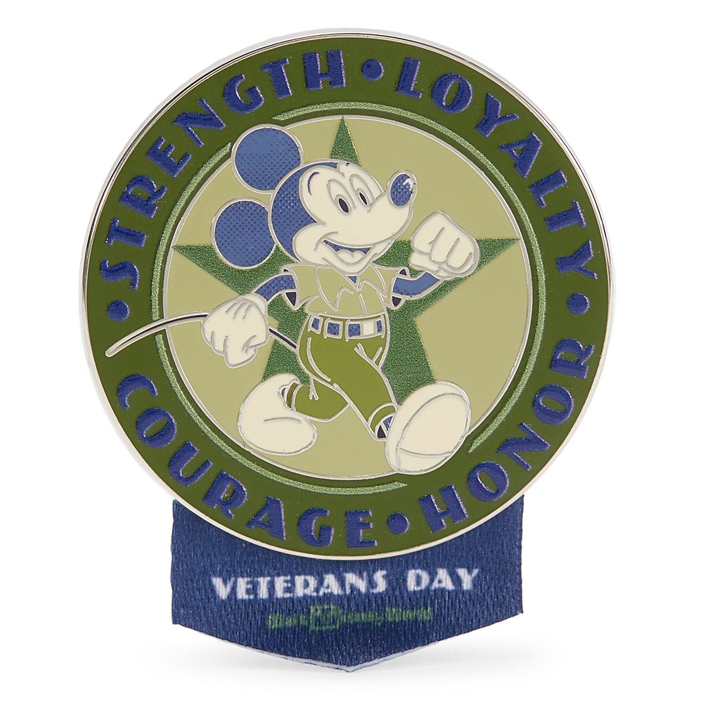 Mickey Mouse Veteran's Day 2026 Pin &ndash; Walt Disney World &ndash; Limited Release