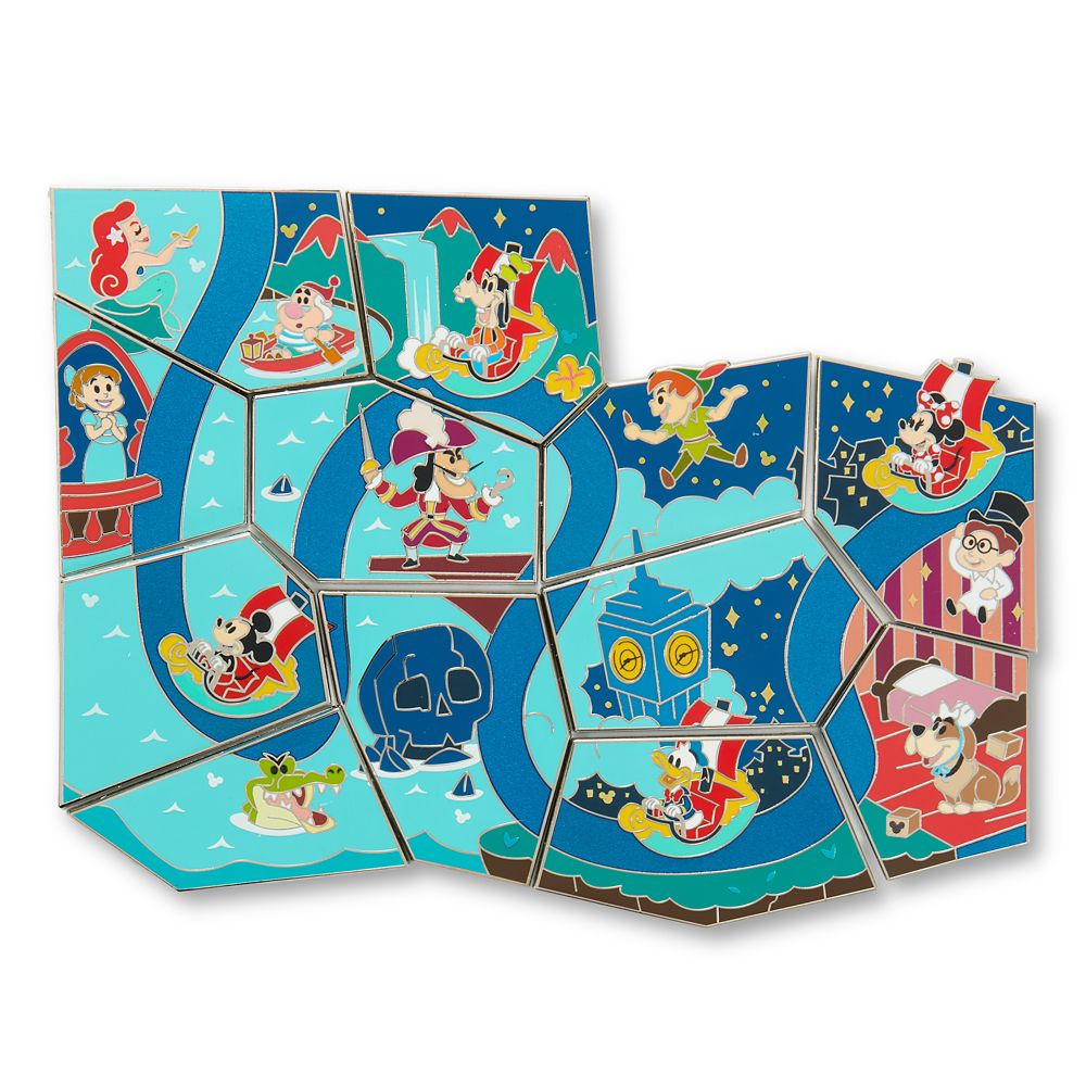 Peter Pan's Flight Mystery Pin Blind Pack &ndash; Disney Attraction Map Puzzles Series &ndash; 1-Pc. &ndash; Limited Edition