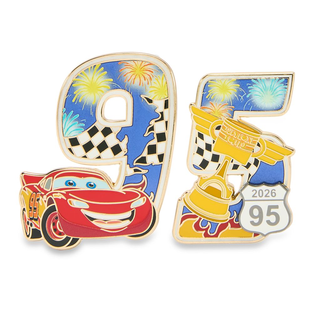 Lightning McQueen ''95'' Pin Set &ndash; Cars &ndash; Lightning McQueen Day 2026 &ndash; Limited Edition