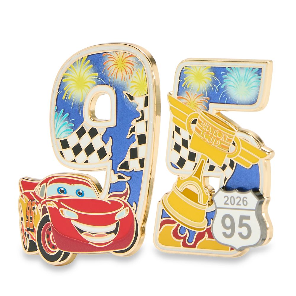 Lightning McQueen ''95'' Pin Set &ndash; Cars &ndash; Lightning McQueen Day 2026 &ndash; Limited Edition