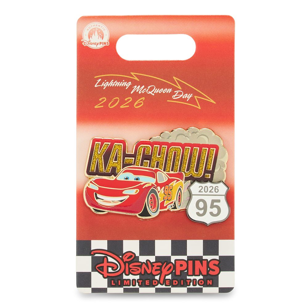 Lightning McQueen ''Ka-Chow!'' Pin &ndash; Cars &ndash; Lightning McQueen Day 2026 &ndash; Limited Edition