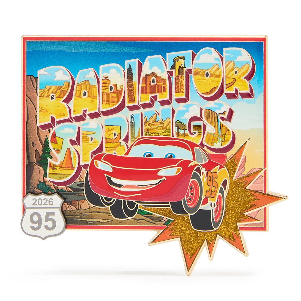 Lightning McQueen ''Radiator Springs'' Jumbo Pin &ndash; Cars &ndash; Lightning McQueen Day 2026 &ndash; Limited Edition