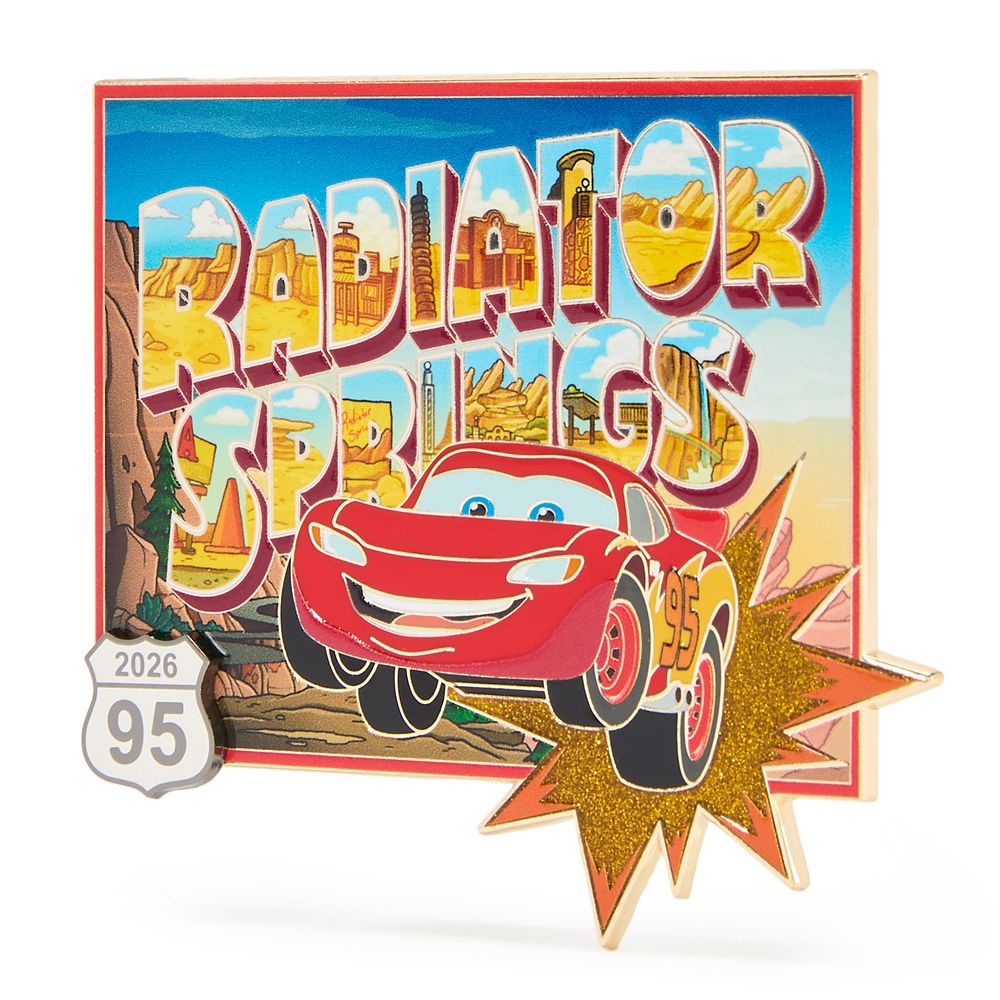 Lightning McQueen ''Radiator Springs'' Jumbo Pin &ndash; Cars &ndash; Lightning McQueen Day 2026 &ndash; Limited Edition