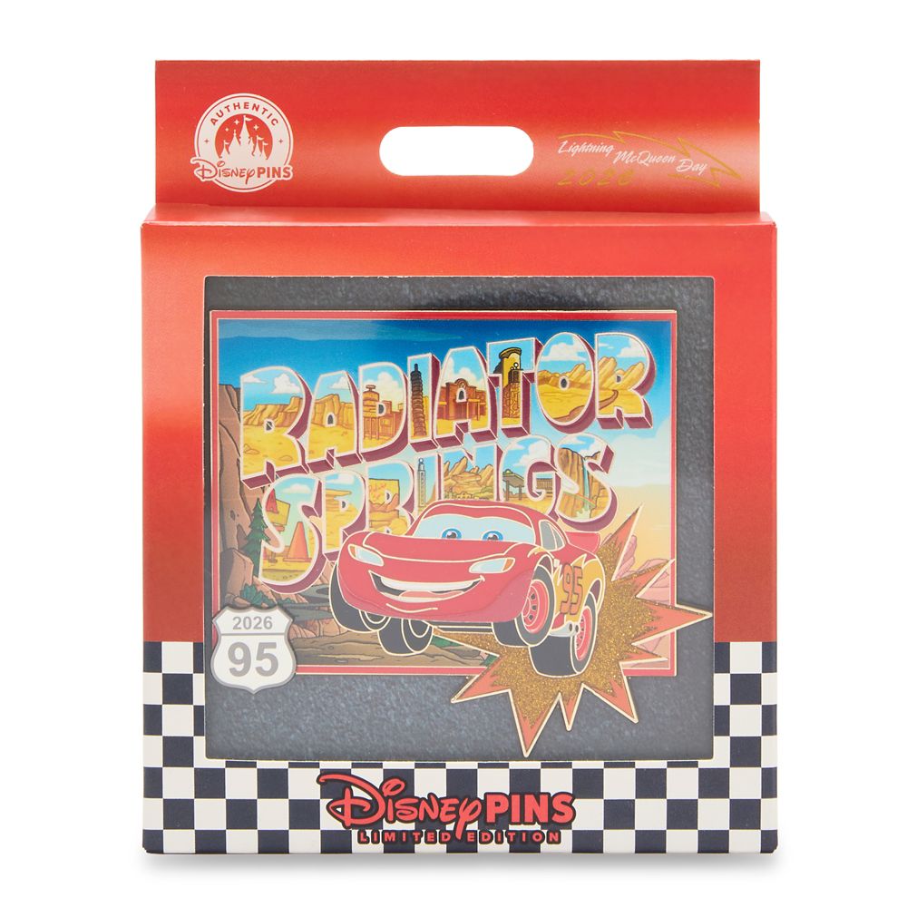 Lightning McQueen ''Radiator Springs'' Jumbo Pin &ndash; Cars &ndash; Lightning McQueen Day 2026 &ndash; Limited Edition