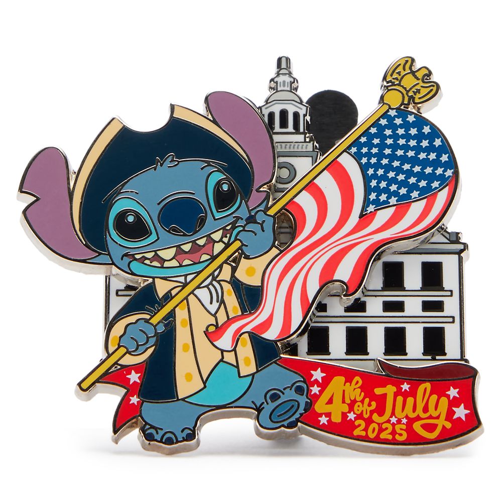 Stitch 4th of July 2025 Pin – Lilo & Stitch – Limited Release