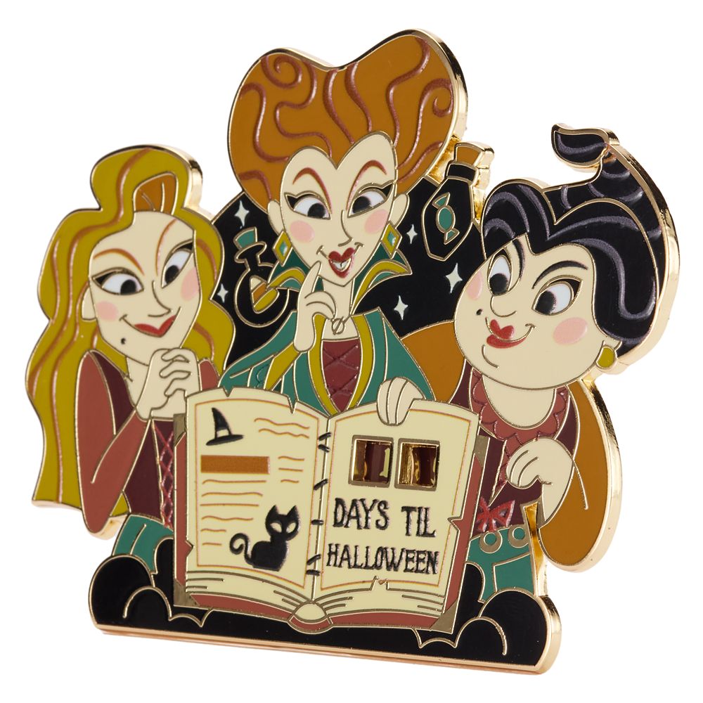Hocus Pocus Jumbo Halloween Countdown Pin 2025 - Limited Release