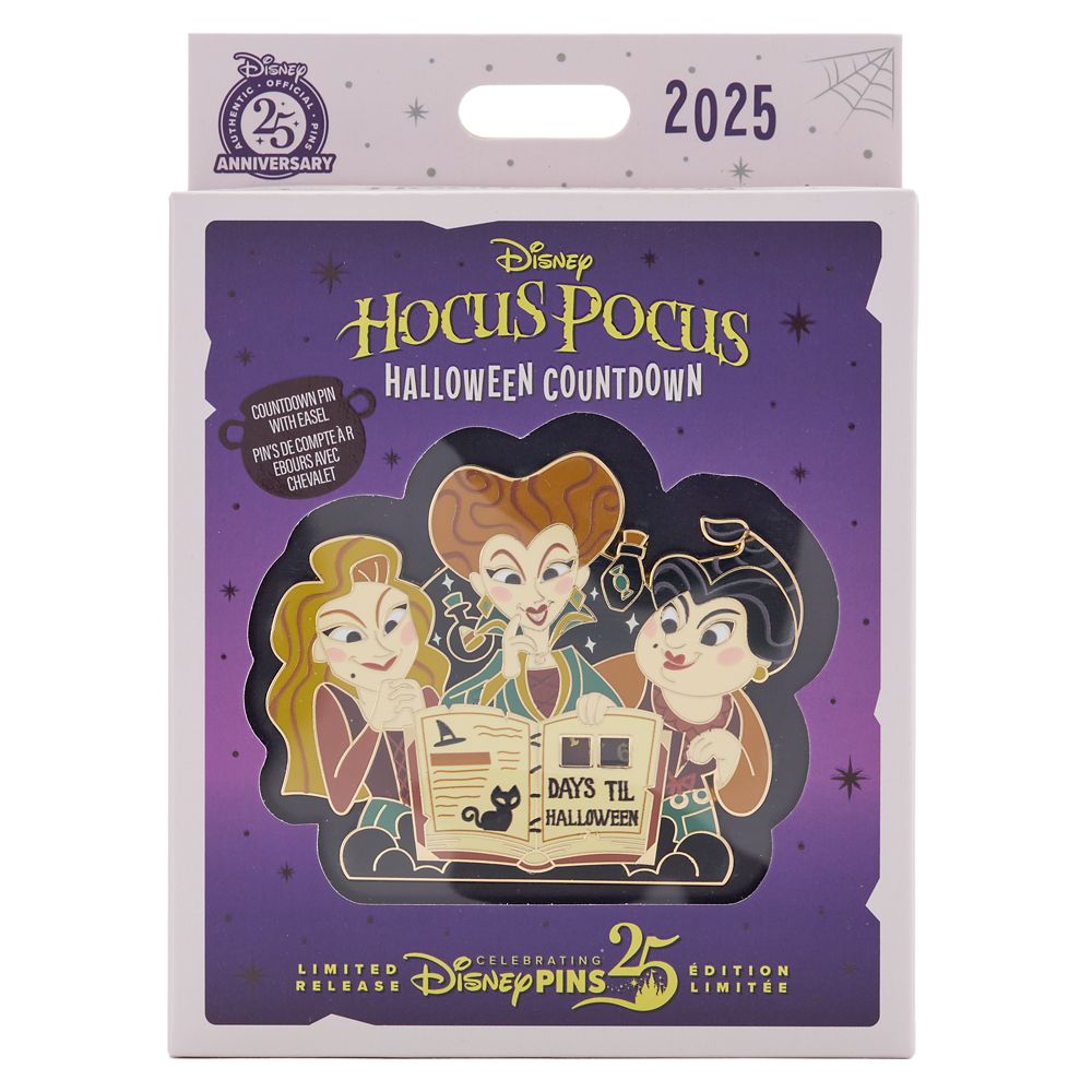 Hocus Pocus Jumbo Halloween Countdown Pin 2025 - Limited Release