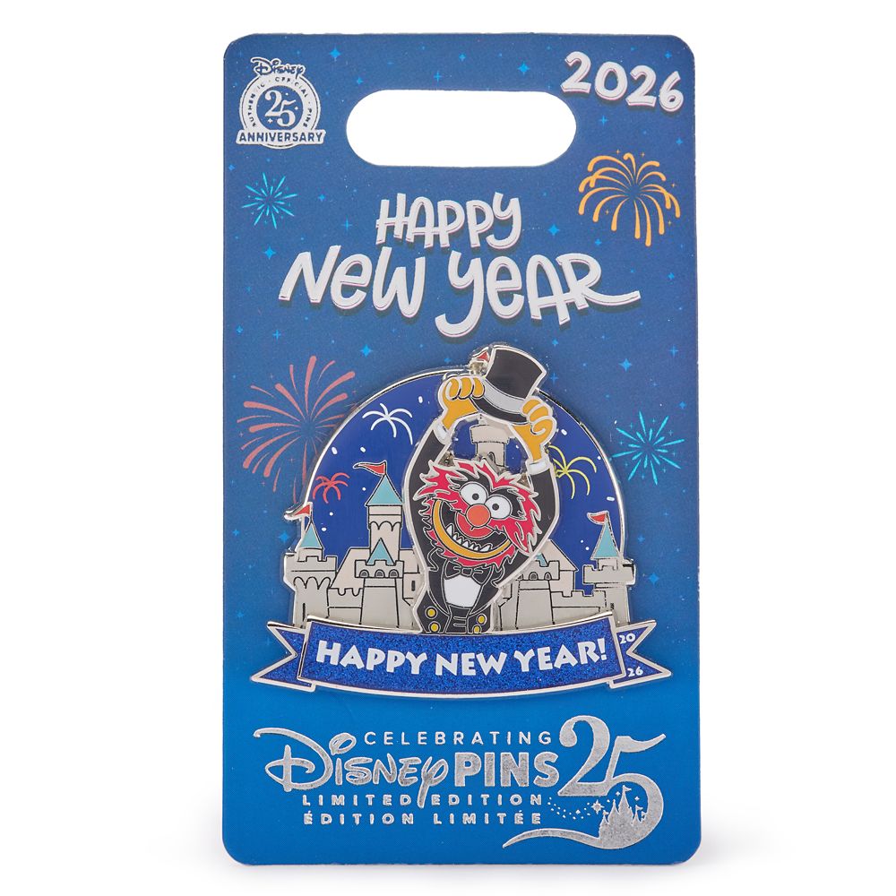 Animal ''Happy New Year 2026'' Pin &ndash; The Muppets &ndash; Limited Release