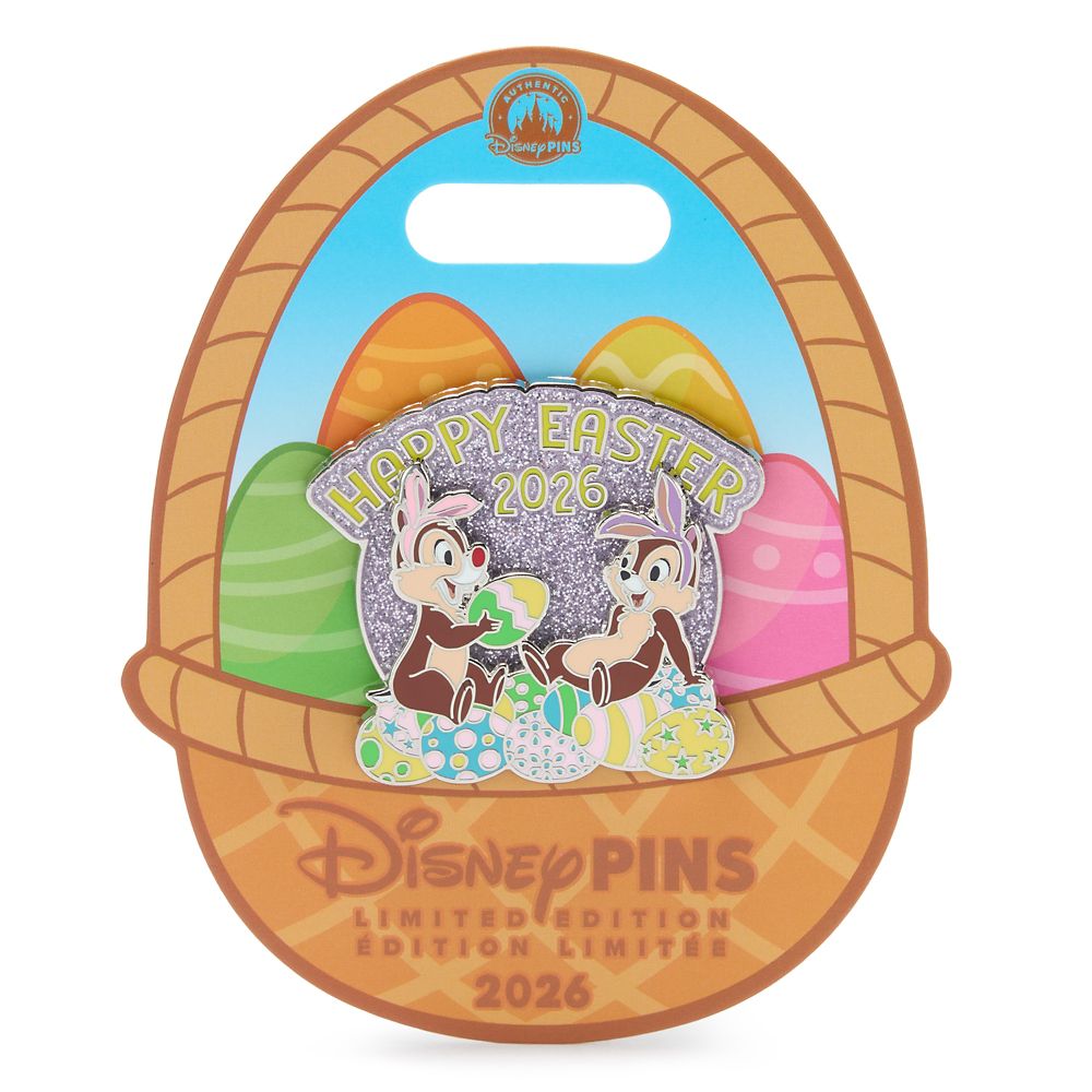 Chip 'n Dale Happy Easter 2026 Pin &ndash; Limited Edition