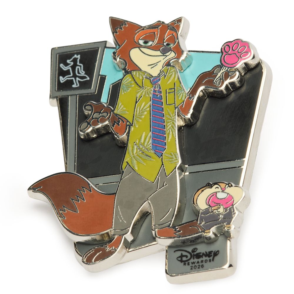 Nick Wilde Pin &ndash; Zootopia 2 &ndash; Disney&reg; Visa&reg; Cardmember Exclusive 2026 &ndash; Limited Release