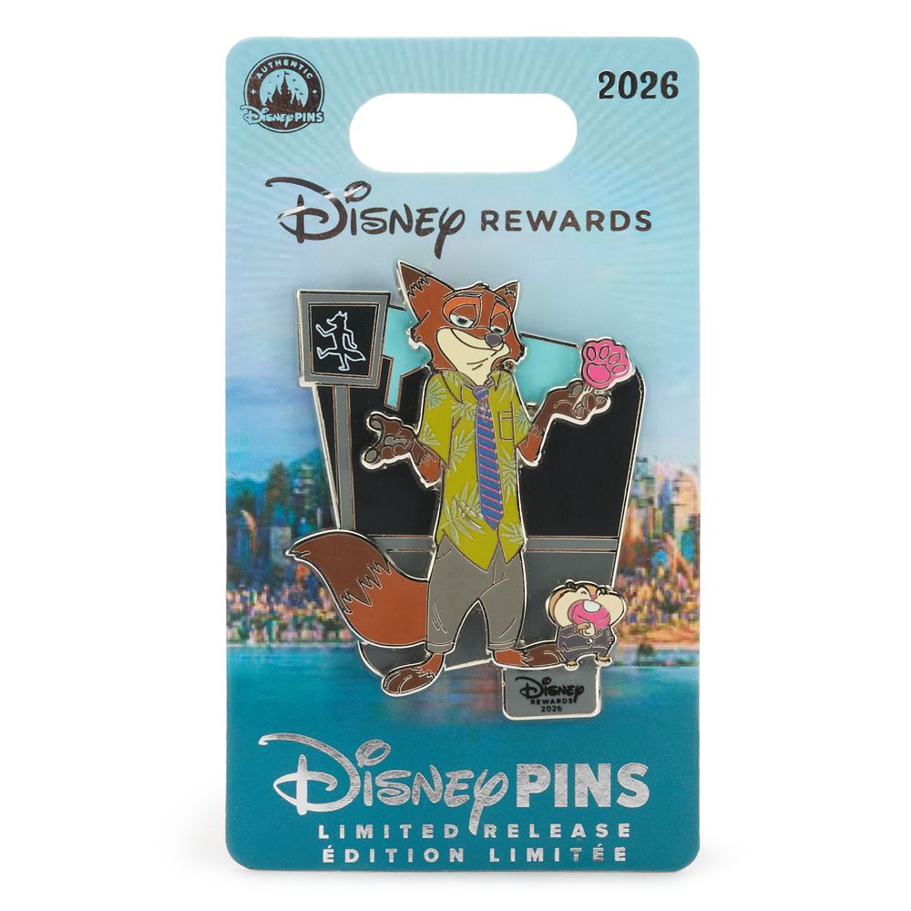 Nick Wilde Pin &ndash; Zootopia 2 &ndash; Disney&reg; Visa&reg; Cardmember Exclusive 2026 &ndash; Limited Release