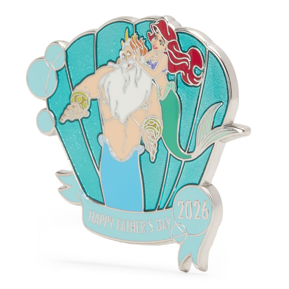 Ariel and King Triton Father's Day 2026 Pin &ndash; The Little Mermaid &ndash; Limited Release