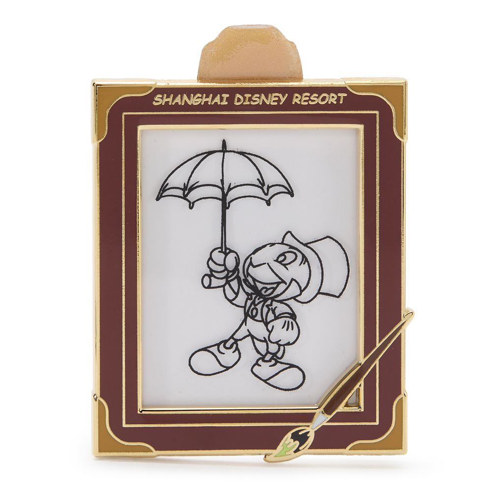 Jiminy Cricket Slider Pin &ndash; Pinocchio &ndash; Shanghai Disney Resort