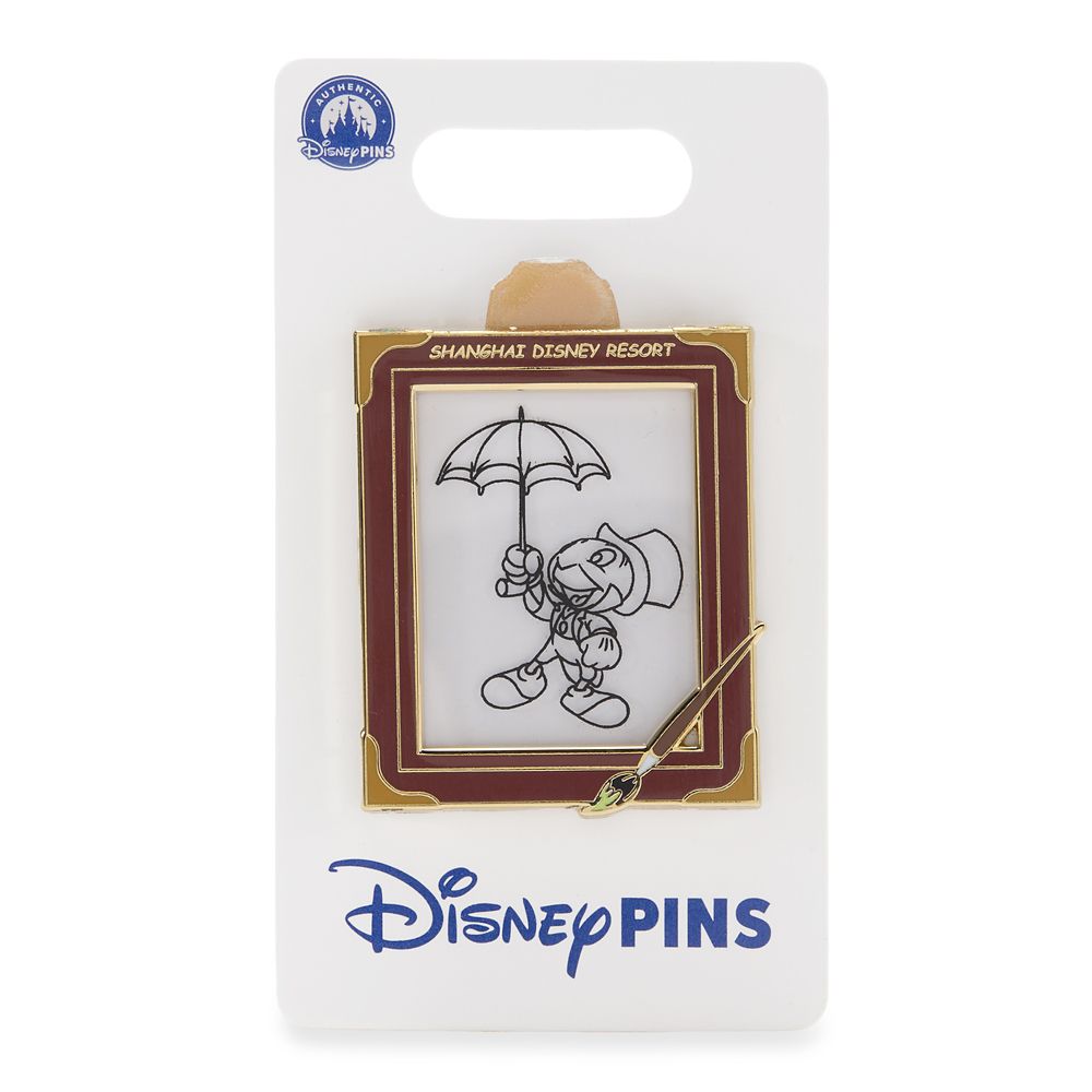 Jiminy Cricket Slider Pin &ndash; Pinocchio &ndash; Shanghai Disney Resort