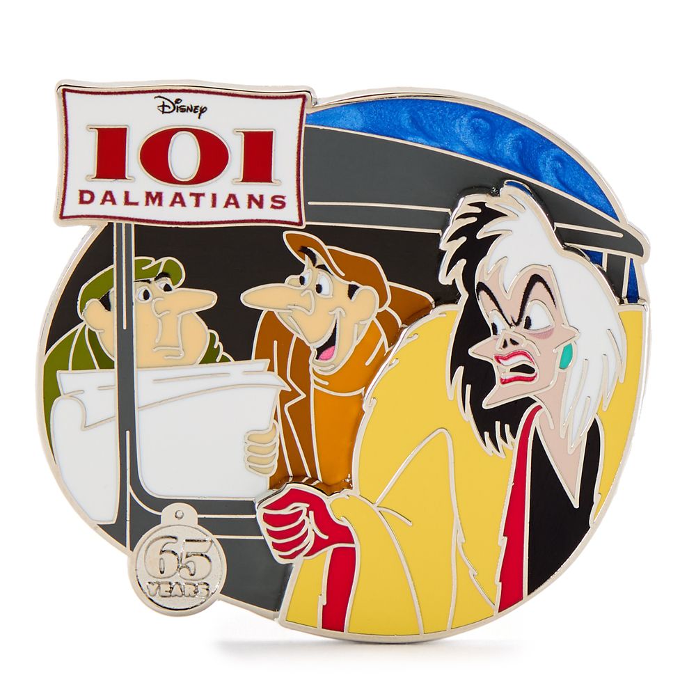Cruella De Vil, Horace and Jasper Badun Pin &ndash; 101 Dalmatians 65th Anniversary &ndash; Limited Edition