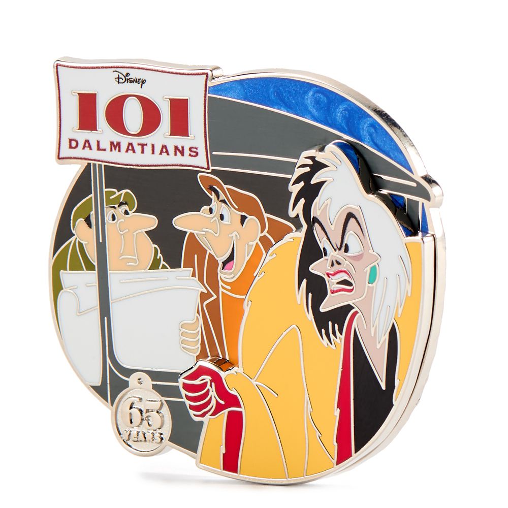 Cruella De Vil, Horace and Jasper Badun Pin &ndash; 101 Dalmatians 65th Anniversary &ndash; Limited Edition