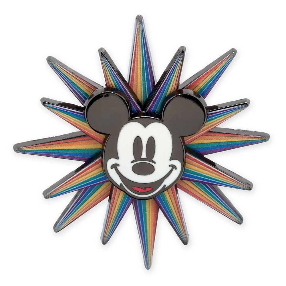 Mickey Mouse Spinner Pin &ndash; Disney Pride Collection &ndash; Limited Release