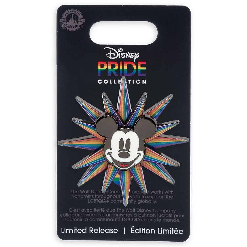Mickey Mouse Spinner Pin &ndash; Disney Pride Collection &ndash; Limited Release