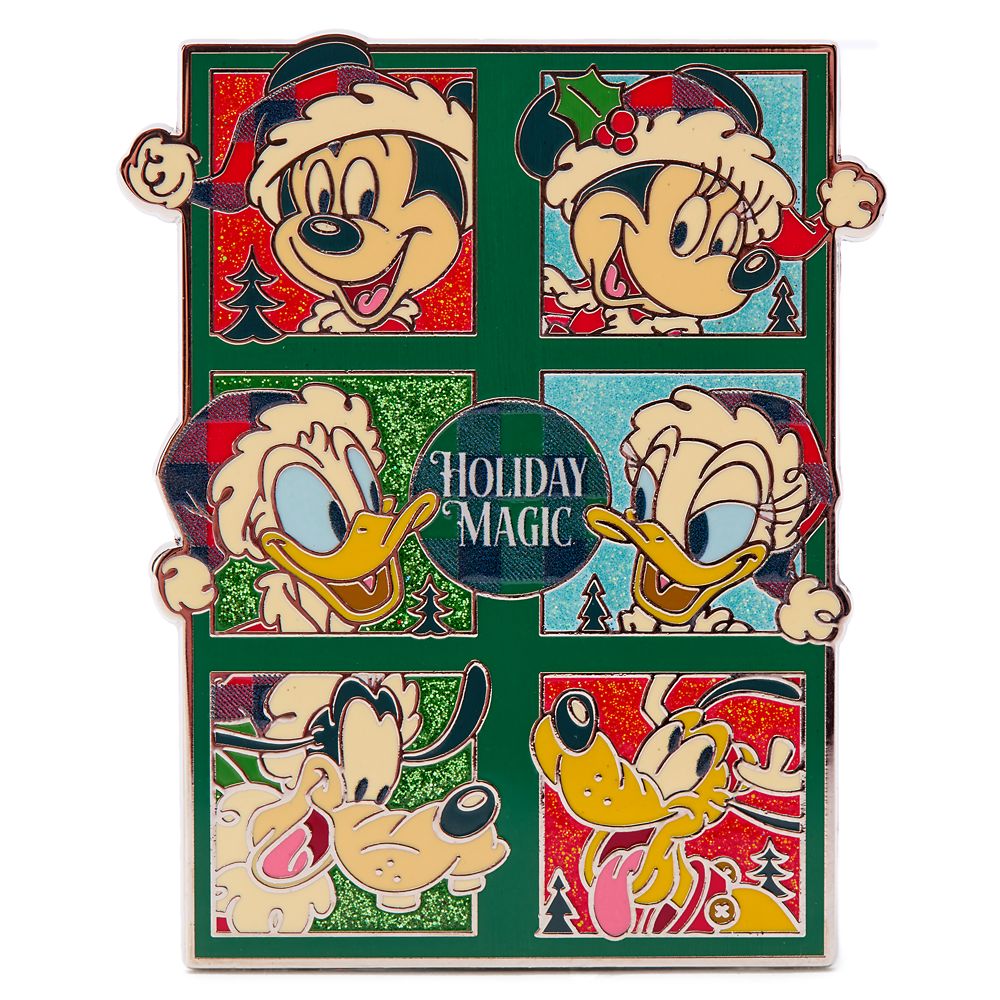 Santa Mickey Mouse and Friends Holiday Mini Jumbo Pin &ndash; Limited Edition