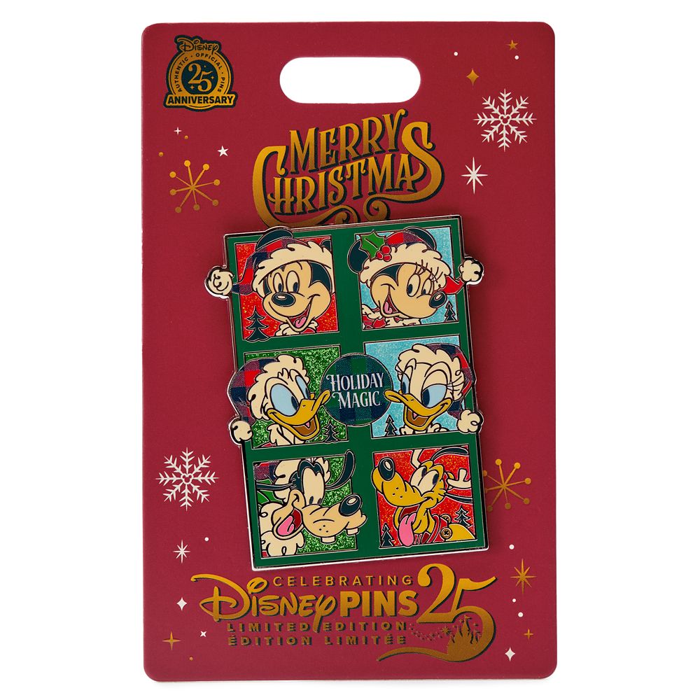 Santa Mickey Mouse and Friends Holiday Mini Jumbo Pin – Limited Edition