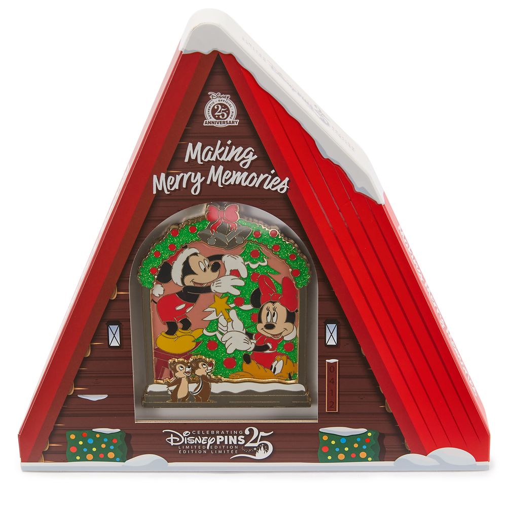 Santa Mickey Mouse and Friends Jumbo Holiday Pin &ndash; Limited Edition