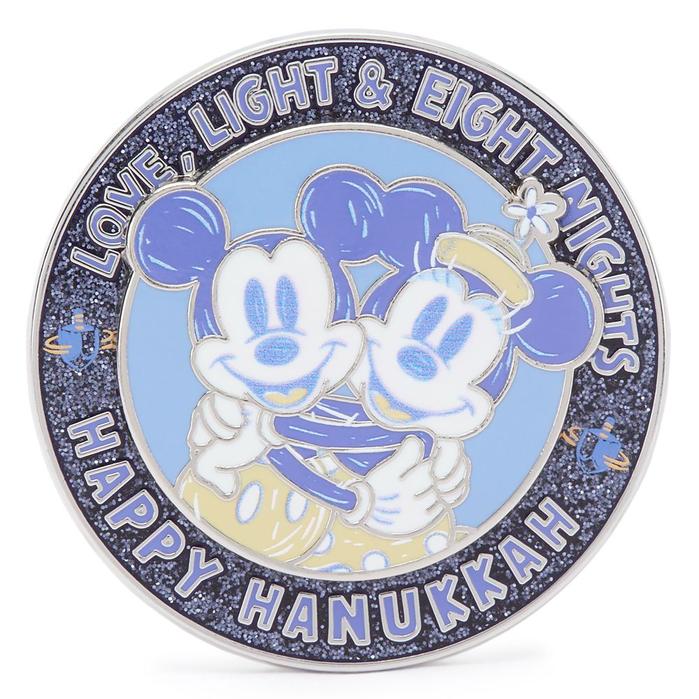 Mickey and Minnie Mouse Happy Hanukkah 2025 Pin Limited Release Official shopDisney