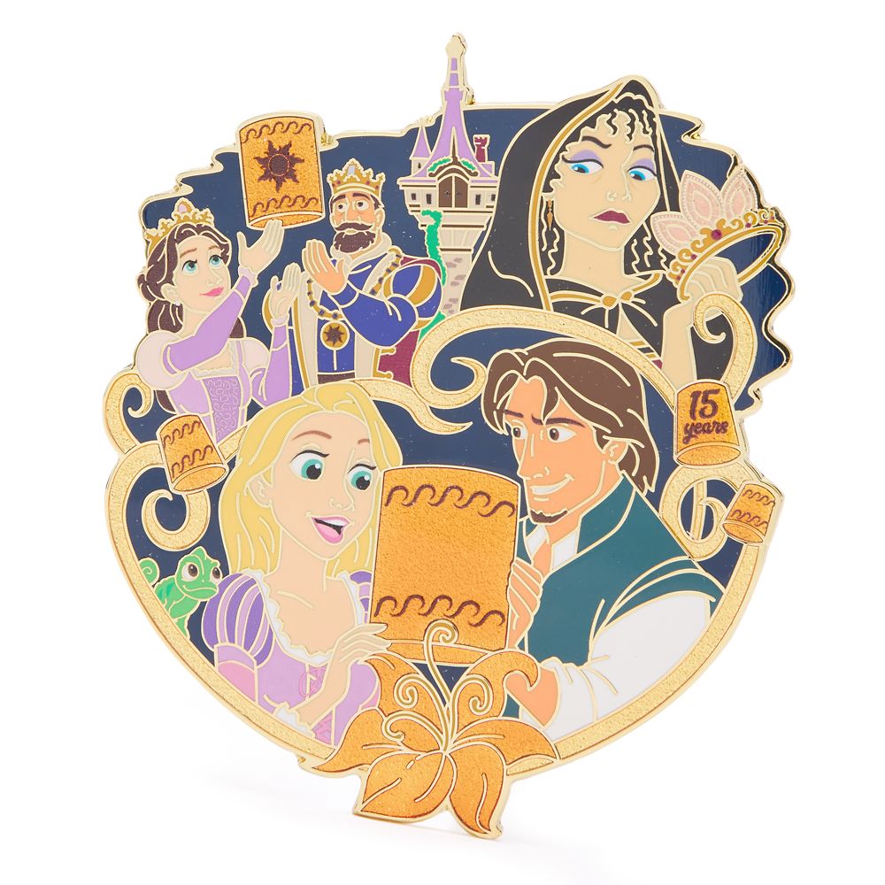 Tangled 15th Anniversary Jumbo Pin &ndash; Limited Edition