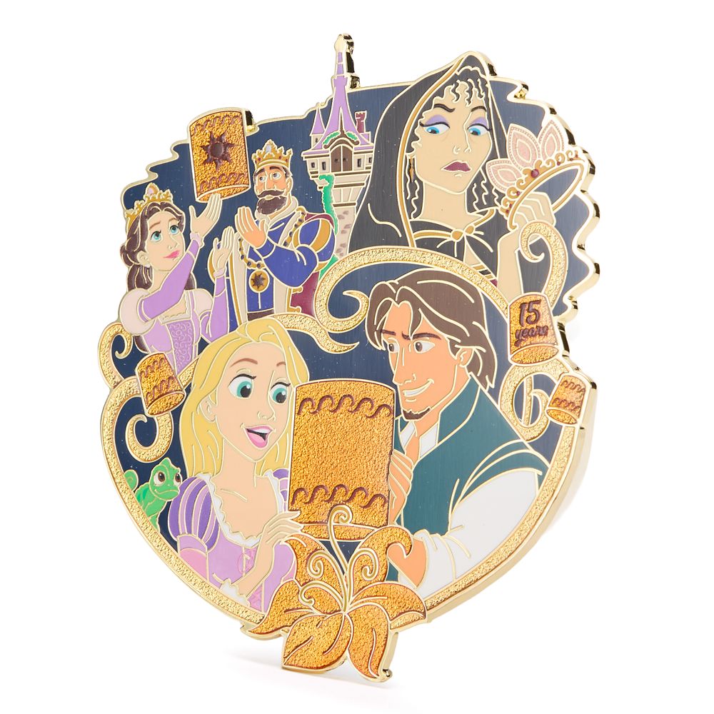 Tangled 15th Anniversary Jumbo Pin &ndash; Limited Edition